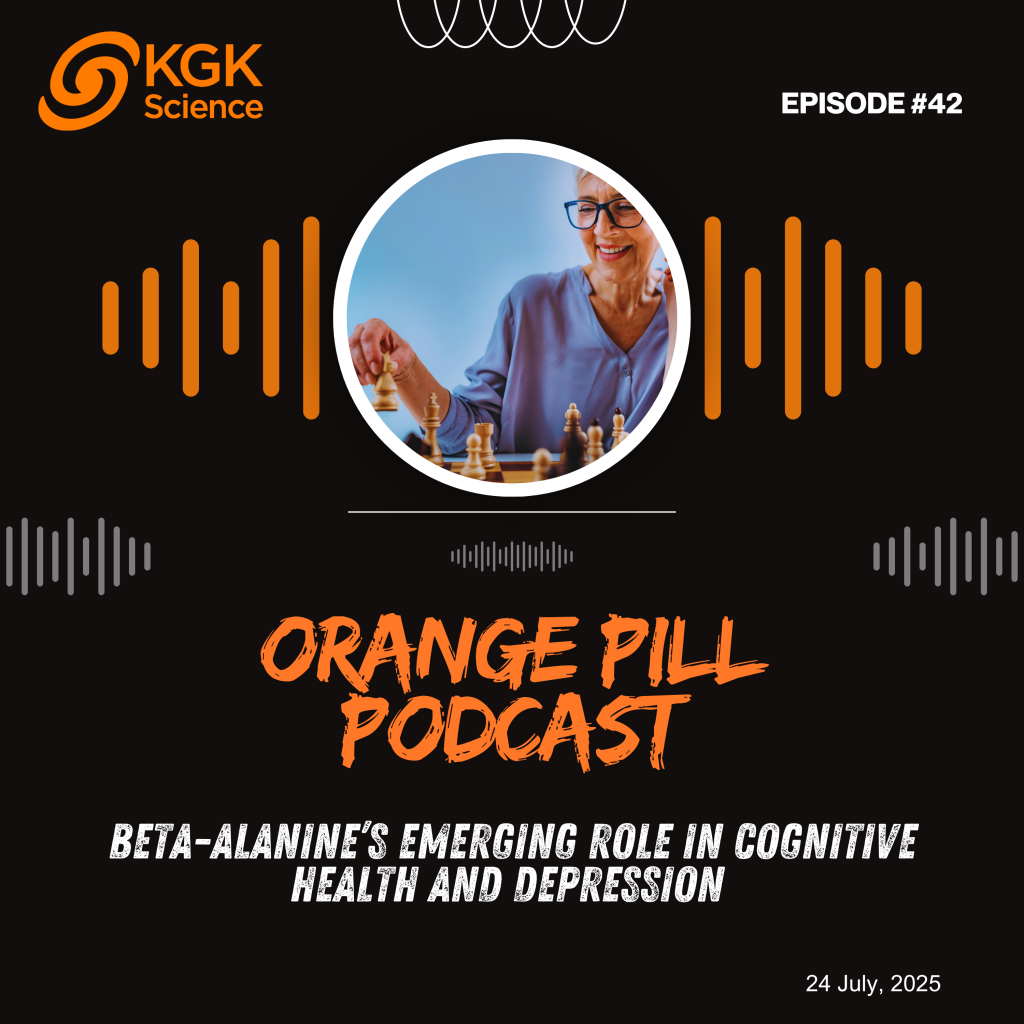 Orange Pill Podcast Episode 42: Elderly woman playing chess, symbolizing cognition and memory support.
